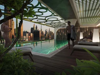 Современный жилой комплекс Olivia Gardens с хорошим спектром удобств в районе Джумейра Гарден Сити, Дубай, ОАЭ