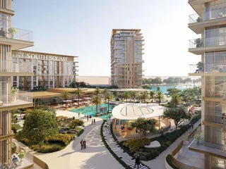 Новая резиденция South Square с бассейнами, оздоровительным центром и коворкингом, Dubai South, Дубай, ОАЭ