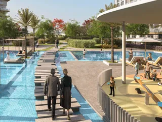 Новая резиденция South Square с бассейнами, оздоровительным центром и коворкингом, Dubai South, Дубай, ОАЭ