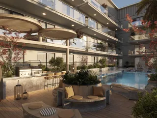 Новый проект Tavora Residences с бассейном, тренажерным залом и зонами отдыха, International City (Warsan 4), Дубай, ОАЭ