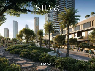 Современные таунхаусы в новом комплексе Silva, район Дубай Крик Харбор, ОАЭ