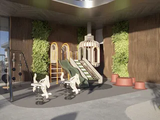 Новый комплекс апартаментов с собственными бассейнами Sky Views в развитом районе IMPZ (Dubai Production City), Дубай, ОАЭ