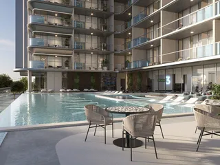 Новый комплекс апартаментов с собственными бассейнами Sky Views в развитом районе IMPZ (Dubai Production City), Дубай, ОАЭ