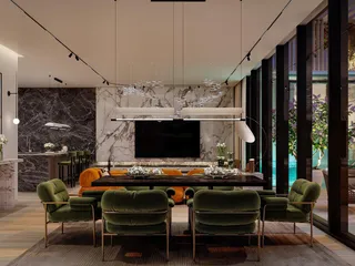 Новый проект VILLA DEL GAVI с 2 инфинити-бассейнами и прямым выходом на пляж, Dubai Islands, Дубай, ОАЭ