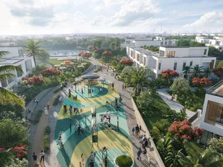 Новый проект DAMAC Riverside Views с клубным домом и детским парком приключений в престижном районе Дубая, ОАЭ