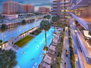 Новый проект DAMAC Riverside Views с клубным домом и детским парком приключений в престижном районе Дубая, ОАЭ