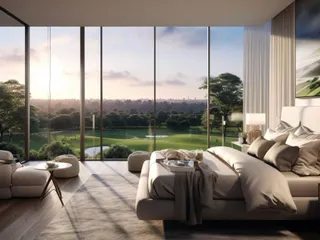 Новая башня в проекте премиум класса Golf Greens с островными площадками для гольфа, инфинити-бассейнами и большой зеленой зоной, DAMAC Hills