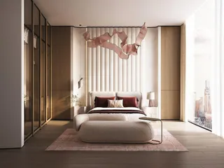 Новый проект Flare с бассейнами и искусственным пляжем, JVT, Дубай, ОАЭ