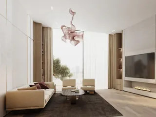 Новый проект Flare с бассейнами и искусственным пляжем, JVT, Дубай, ОАЭ