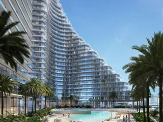 Новый проект Flare с бассейнами и искусственным пляжем, JVT, Дубай, ОАЭ