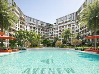 Новый проект Avenew 888 с бассейнами, ресторанами и коворкингом рядом с международным аэропортом, Dubai South, Дубай, ОАЭ