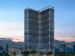 Новый проект Binghatti Vintage с бассейном, садами и круглосуточной охраной, Majan, Дубай, ОАЭ