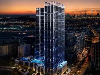 Новый проект Binghatti Vintage с бассейном, садами и круглосуточной охраной, Majan, Дубай, ОАЭ