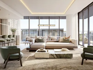 Новый проект City Walk Crestlane 4|5 с бассейнами, лужайками и водными украшениями, Al Wasl, Дубай, ОАЭ