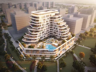 Новый комплекс меблированных апартаментов Zephyra с парком и живописными видами в 7 минутах от Персидского залива, Dubai Islands, ОАЭ