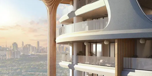 Просторные апартаменты и резиденции с частными бассейнами, с видом на гавань, яхт-клуб, острова и поле для гольфа, Dubai Marina, Дубай, ОАЭ