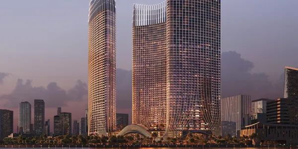 Новый жилой комплекс Skyrise с пляжем, бассейнами и полем для гольфа рядом с Бурдж Халифа, Business Bay, Дубай, ОАЭ