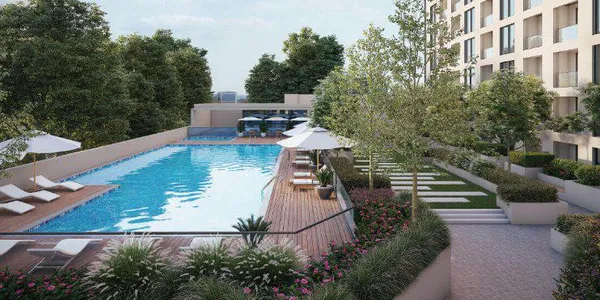 Просторные апартаменты в современной резиденции с бассейном Creek Vistas Grande от застройщика Sobha, Hartland, Дубай, ОАЭ