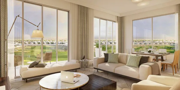Апартаменты в новом жилом комплексе Golf Views с видом на поле для гольфа в Dubai South, ОАЭ