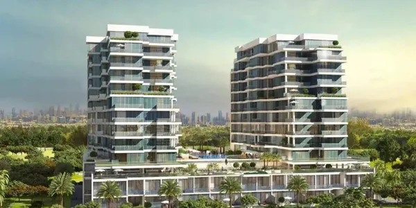 Резиденция премиум класса Orchid с бассейном и спа-центром в престижном районе Damac Hills, Дубай, ОАЭ