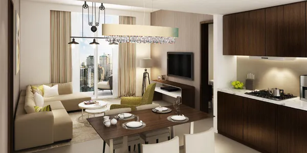 Жилой комплекс Reva Residences с видом на город, парк, водный канал, Business Bay, Дубай, ОАЭ