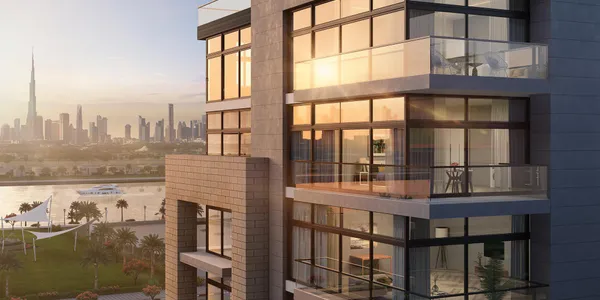 Резиденция Riviera III с зелеными зонами и спортивными площадками недалеко от центра города, в районе MBR City, ОАЭ