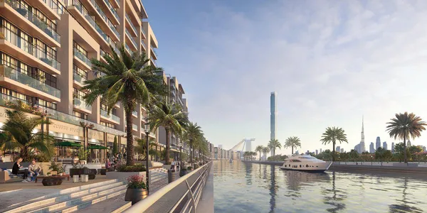 Современная резиденция Riviera IV с бассейном, зелеными зонами и живописным видом в районе MBR City, ОАЭ