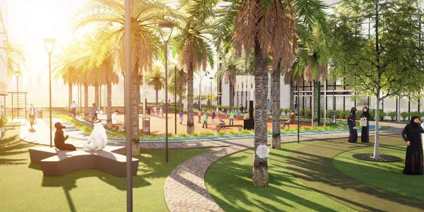 Высотная резиденция Cloud Tower с бассейнами и спортивными площадками в центре города, JVT, Дубай, ОАЭ