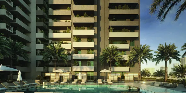 Жилой комплекс Farishta с бассейном и тренажерным залом, с видом на город, Al Furjan, Дубай, ОАЭ