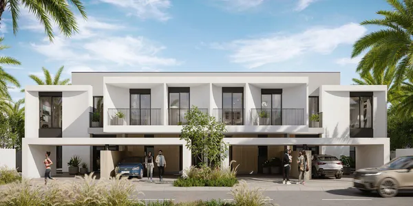 Элитные таунхаусы в закрытой резиденции Anya с бассейнами и парком, Arabian Ranches III, Дубай, ОАЭ