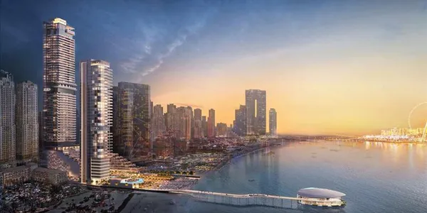 Высотная резиденция Five Luxe с отелем, ресторанами и бассейнами на первой линии у моря, JBR, Дубай, ОАЭ