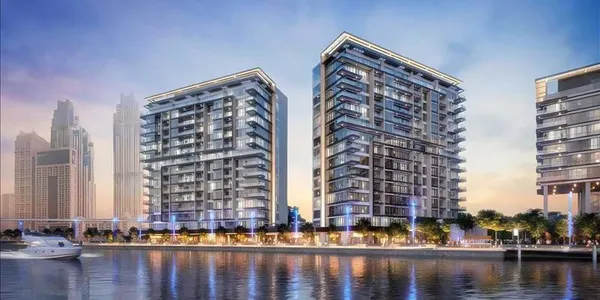 Новая резиденция Canal Front Residences с бассейном на берегу канала, в районе Al Wasl, Дубай, ОАЭ