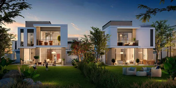 Новый комплекс элитных вилл Fairway Villas с полем для гольфа и ресторанами, Emaar South, Дубай, ОАЭ