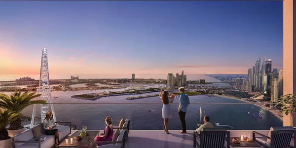 Четырёхкомнатная новая квартира в прибрежном комплексе премиум класса BlueWaters Bay с уникальным расположением, район JBR, Дубай, ОАЭ