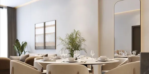 Современная высотная резиденция Elbrus с бассейном рядом с Джумейра-Бич, JVT, Дубай, ОАЭ