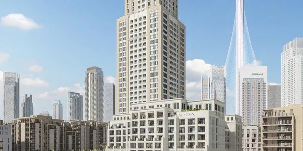 Высотная резиденция на пляже Vida Creek Beach с отелем и собственным пляжем, Dubai Creek Harbour, Дубай, ОАЭ