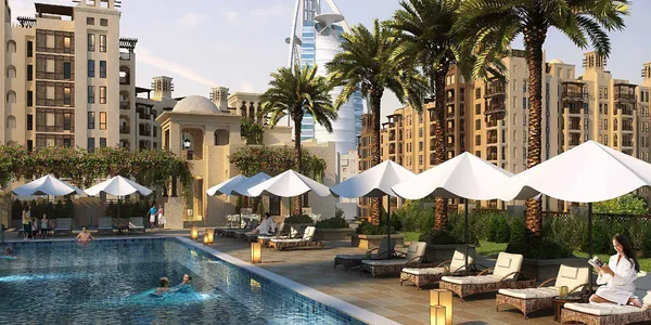 Резиденция Lamtara с бассейнами и парками, Umm Suqeim, Дубай, ОАЭ