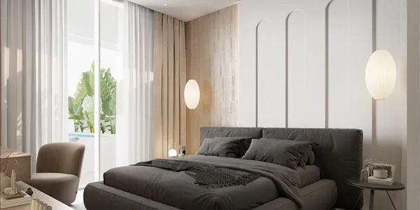 Новая резиденция Samana Portofino с бассейнами и зоной отдыха, Dubai Production City, Дубай, ОАЭ