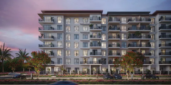 Новая резиденция Hamilton с бассейном и парком, Town Square, Дубай, ОАЭ