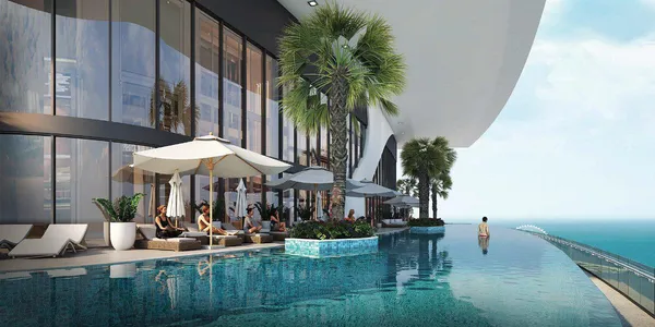 Новая высотная резиденция Seahaven Tower C с бассейном и зоной отдыха, Nad Al Sheba 1, Дубай, ОАЭ