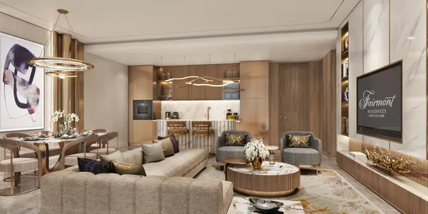 Просторные апартаменты премиум-класса в комплексе с инфраструктурой пятизвёздочного отеля, рядом с морем, Al Sufouh, Дубай, ОАЭ