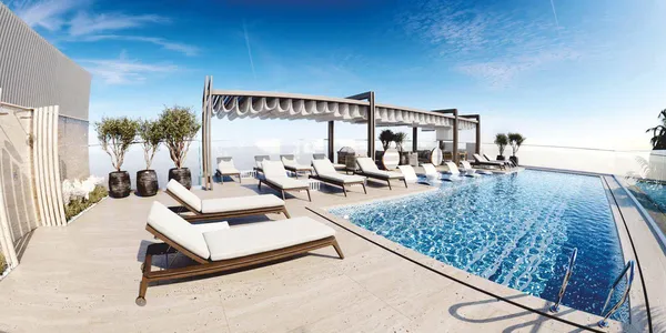 Новая резиденция Stonehenge 2 с бассейном и подземной парковкой недалеко от Дубай Марина, JVC, Дубай, ОАЭ