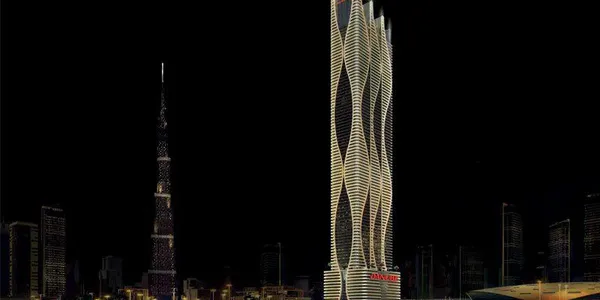 Квартиры в 101-этажном небоскрёбе в деловом районе Business Bay рядом с метро, Дубай, ОАЭ