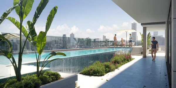 Новая резиденция W1NNER с бассейнами, садами и зонами отдыха, JVC, Дубай, ОАЭ