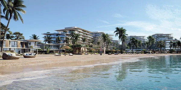 Новая резиденция Rixos Beach Residences — Phase 2 с бассейнами на берегу моря, Dubai Islands, Дубай, ОАЭ