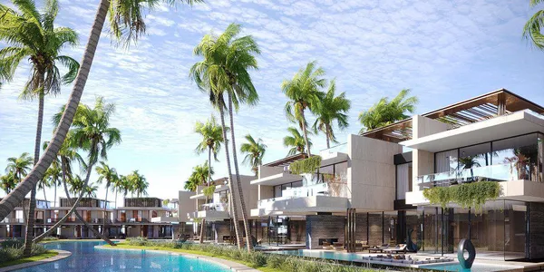 Новый комплекс меблированных вилл Mira Villas by Bentley Home с лагуной, Meydan, Дубай, ОАЭ