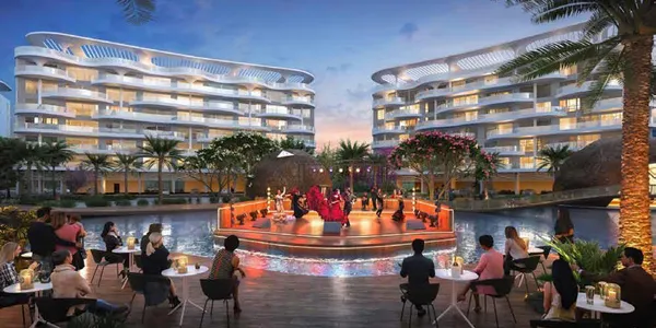 Новая резиденция LAGOON views (Phase 2) с бассейнами, садами и зонами для развлечений, Golf city (Damac Hills), Дубай, ОАЭ