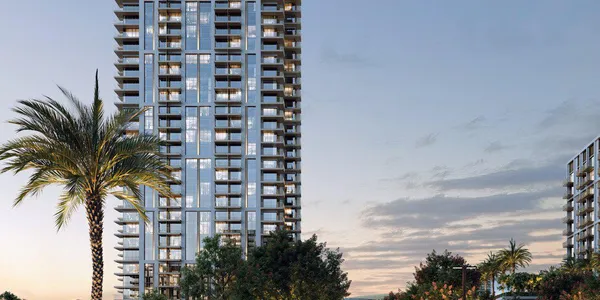 Новая высотная резиденция Valo с бассейном и садом, Dubai Creek Harbour, Дубай, ОАЭ