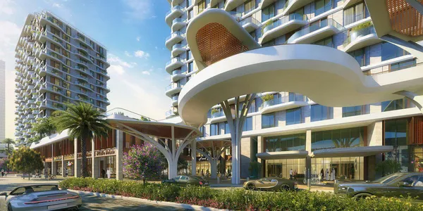 Новая резиденция Takaya с бассейнами и коворкингом рядом с автодромом, Motor City, Дубай, ОАЭ