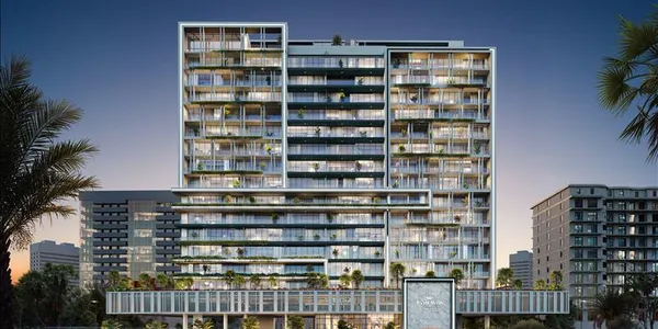 Новый комплекс меблированных апартаментов Fairway Residences с бассейнами и видами на поле для гольфа, Dubai Sports City, Дубай, ОАЭ